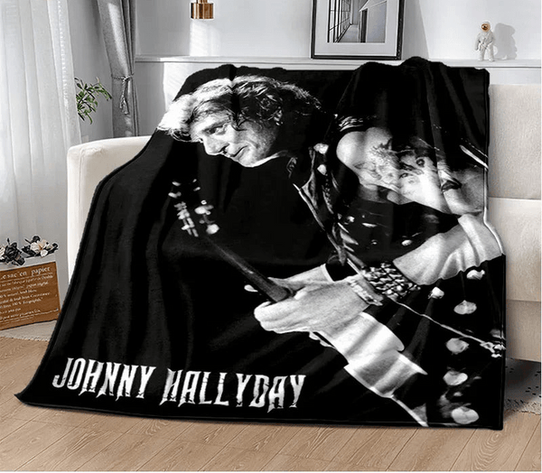 Couverture en flanelle Johnny Hallyday 17 modèles | Johnny Hallyday Fanclub