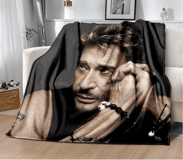 Couverture en flanelle Johnny Hallyday 17 modèles | Johnny Hallyday Fanclub