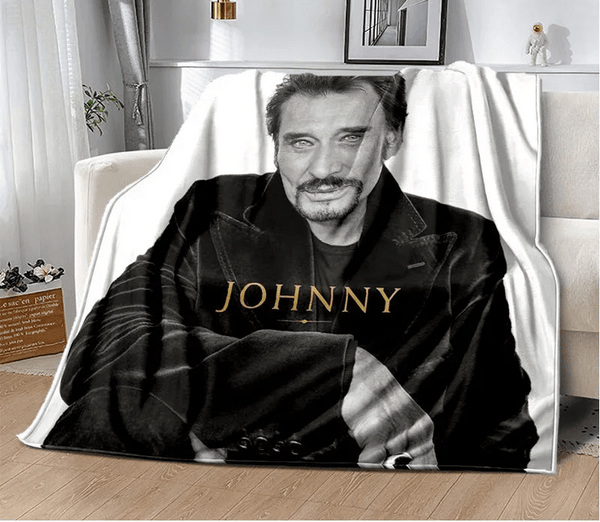 Couverture en flanelle Johnny Hallyday 17 modèles | Johnny Hallyday Fanclub