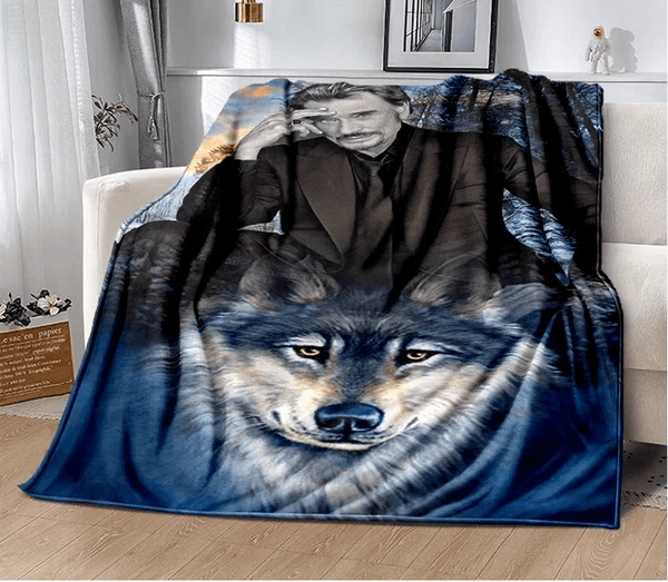 Couverture en flanelle Johnny Hallyday 17 modèles | Johnny Hallyday Fanclub