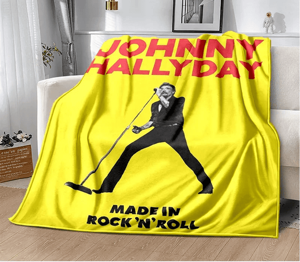 Couverture en flanelle Johnny Hallyday 17 modèles | Johnny Hallyday Fanclub