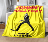 Couverture en flanelle Johnny Hallyday 17 modèles | Johnny Hallyday Fanclub