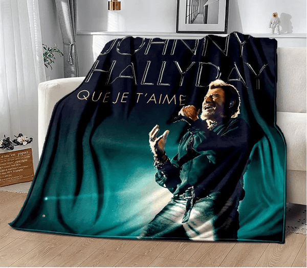 Couverture en flanelle Johnny Hallyday 17 modèles | Johnny Hallyday Fanclub
