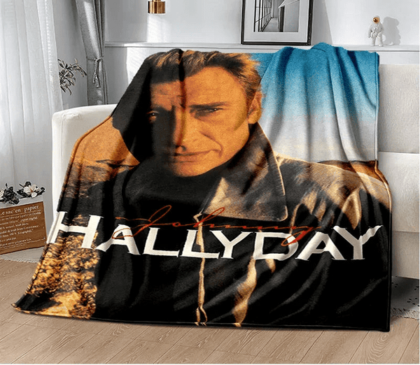 Couverture en flanelle Johnny Hallyday 17 modèles | Johnny Hallyday Fanclub