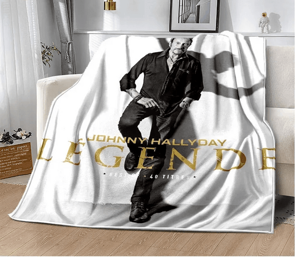 Couverture en flanelle Johnny Hallyday 17 modèles | Johnny Hallyday Fanclub