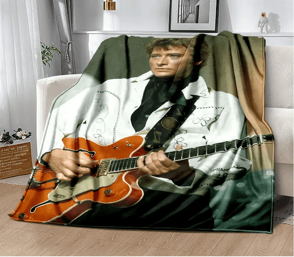 Couverture en flanelle Johnny Hallyday 17 modèles | Johnny Hallyday Fanclub