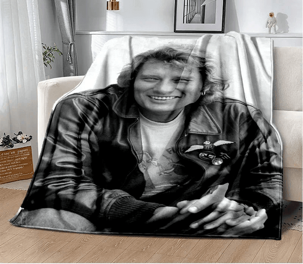 Couverture en flanelle Johnny Hallyday 17 modèles | Johnny Hallyday Fanclub