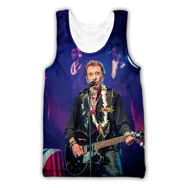 Débardeur Johnny Le BOSS 2 6 modèles | Johnny Hallyday Fanclub