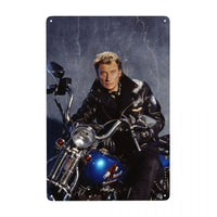 Plaque Johnny Hallyday - Le Taulier 6 modèles | Johnny Hallyday Fanclub