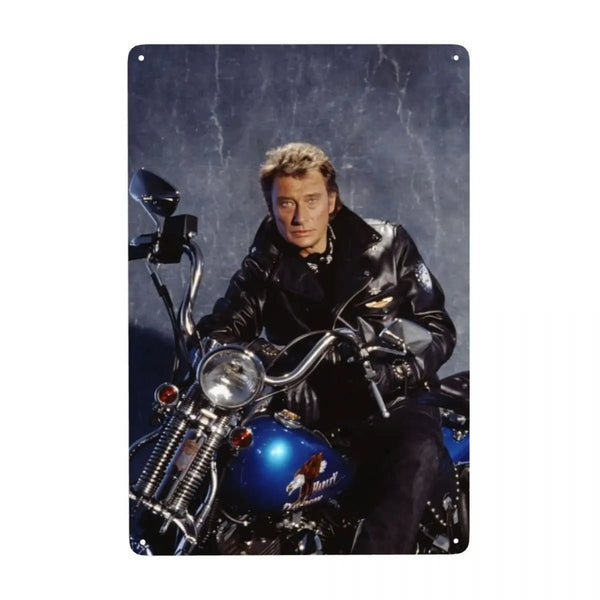Plaque Johnny Hallyday - Le Taulier 6 modèles | Johnny Hallyday Fanclub