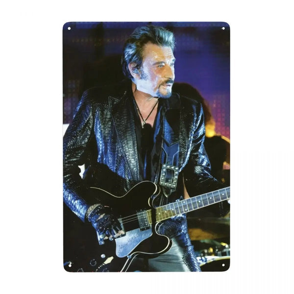 Plaque Johnny Hallyday - Le Taulier 6 modèles | Johnny Hallyday Fanclub