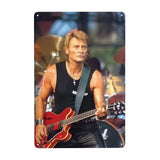 Plaque Johnny Hallyday - Le Taulier 6 modèles | Johnny Hallyday Fanclub