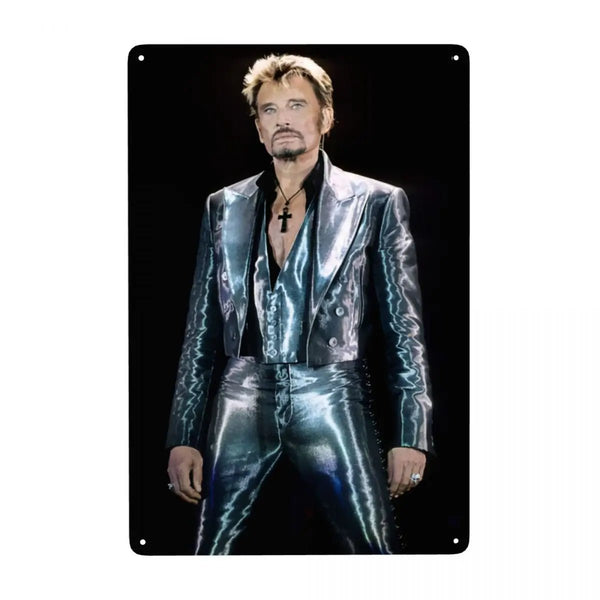 Plaque Johnny Hallyday - Le Taulier 6 modèles | Johnny Hallyday Fanclub