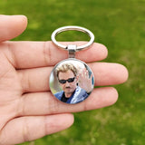 Porte - clés photo Johnny Hallyday 12 modèles | Johnny Hallyday Fanclub