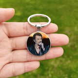 Porte - clés photo Johnny Hallyday 12 modèles | Johnny Hallyday Fanclub