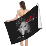 Serviette de bain Johnny Hallyday 18 modèles - 80 cm x 130 cm | Johnny Hallyday Fanclub