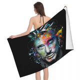 Serviette de bain Johnny Hallyday 18 modèles - 80 cm x 130 cm | Johnny Hallyday Fanclub