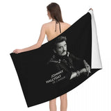 Serviette de bain Johnny Hallyday 18 modèles - 80 cm x 130 cm | Johnny Hallyday Fanclub