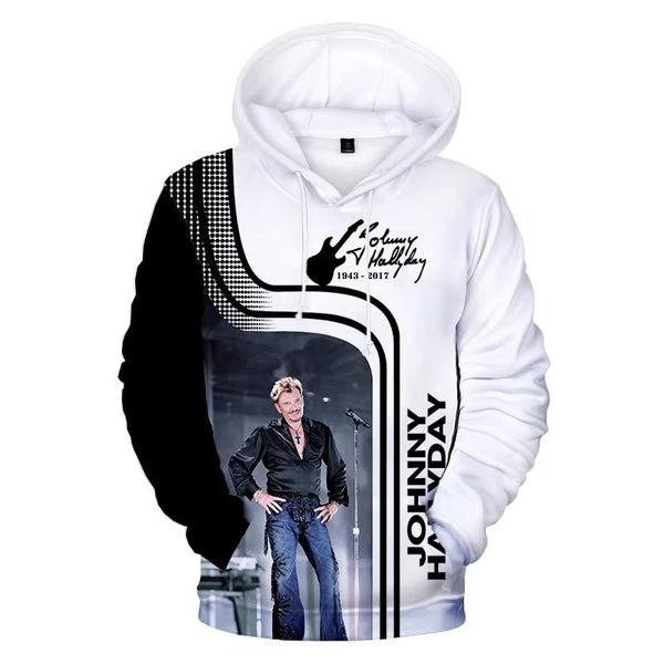 Sweat-shirt à capuche Johnny Hallyday 22 | Johnny Hallyday Fanclub