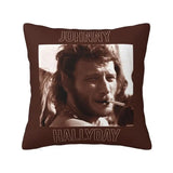 Taie d'oreiller carrée Johnny Hallyday 13 modèles | Johnny Hallyday Fanclub