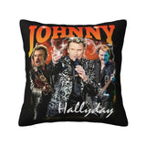 Taie d'oreiller carrée Johnny Hallyday 13 modèles | Johnny Hallyday Fanclub