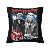Taie d'oreiller carrée Johnny Hallyday 13 modèles | Johnny Hallyday Fanclub