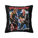 Taie d'oreiller carrée Johnny Hallyday 13 modèles | Johnny Hallyday Fanclub