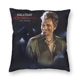 Taie d'oreiller carrée Johnny Hallyday 9 modèles | Johnny Hallyday Fanclub
