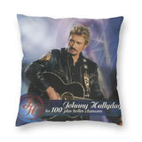 Taie d'oreiller carrée Johnny Hallyday 9 modèles | Johnny Hallyday Fanclub