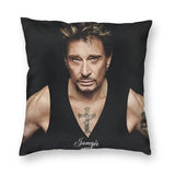 Taie d'oreiller carrée Johnny Hallyday 9 modèles | Johnny Hallyday Fanclub