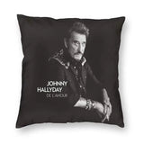 Taie d'oreiller carrée Johnny Hallyday 9 modèles | Johnny Hallyday Fanclub