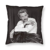 Taie d'oreiller carrée Johnny Hallyday 9 modèles | Johnny Hallyday Fanclub