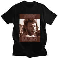 Tee-shirt en coton Johnny Hallyday - Esprit rebelle 9 couleurs | Johnny Hallyday Fanclub