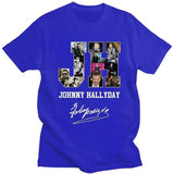 Tee-shirt en coton Johnny Hallyday - JH 7 couleurs | Johnny Hallyday Fanclub