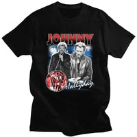 Tee-shirt en coton Johnny Hallyday - Le Boss 1 9 couleurs | Johnny Hallyday Fanclub