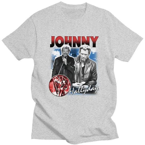 Tee-shirt en coton Johnny Hallyday - Le Boss 1 9 couleurs | Johnny Hallyday Fanclub