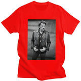 Tee-shirt en coton Johnny Hallyday - Le Taulier 1 9 couleurs | Johnny Hallyday Fanclub