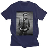 Tee-shirt en coton Johnny Hallyday - Le Taulier 1 9 couleurs | Johnny Hallyday Fanclub