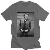 Tee-shirt en coton Johnny Hallyday - Le Taulier 1 9 couleurs | Johnny Hallyday Fanclub