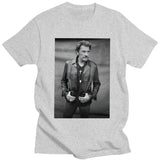 Tee-shirt en coton Johnny Hallyday - Le Taulier 1 9 couleurs | Johnny Hallyday Fanclub