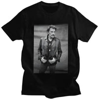 Tee-shirt en coton Johnny Hallyday - Le Taulier 1 9 couleurs | Johnny Hallyday Fanclub