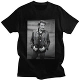 Tee-shirt en coton Johnny Hallyday - Le Taulier 1 9 couleurs | Johnny Hallyday Fanclub