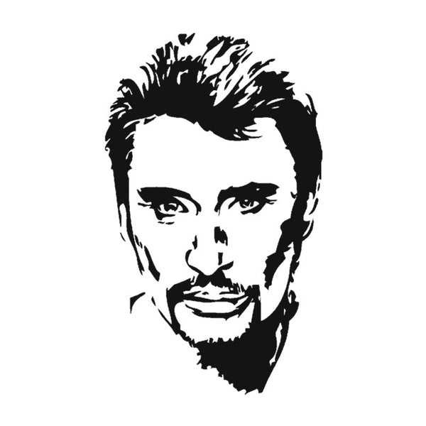 Autocollant Johnny Hallyday 14 modèles | Johnny Hallyday Fanclub