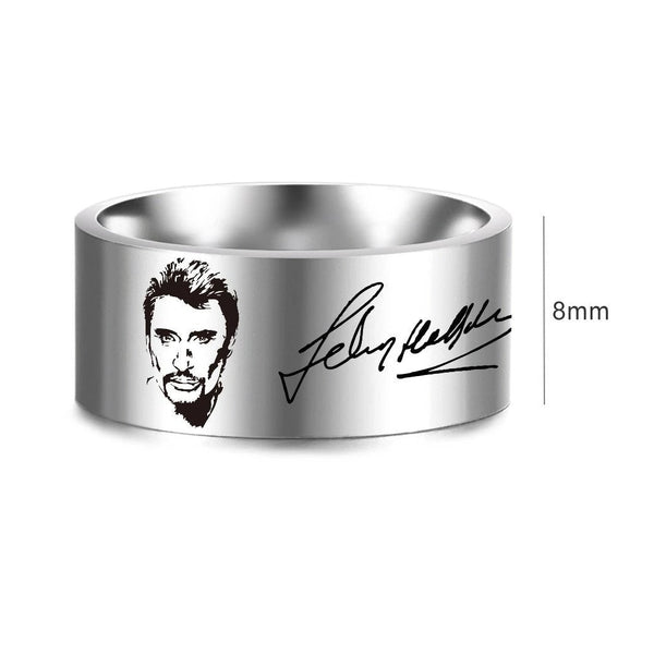 Bague Johnny Hallyday - Signature | Johnny Hallyday Fanclub