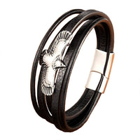 Bracelet en cuir Johnny Hallyday - Aigle 2 modèles | Johnny Hallyday Fanclub