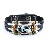 Bracelet en cuir Johnny Hallyday - Photo loup 27 modèles | Johnny Hallyday Fanclub