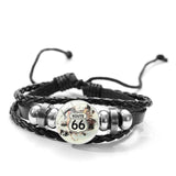 Bracelet en cuir Johnny Hallyday - Photo route 66 10 modèles #1 | Johnny Hallyday Fanclub