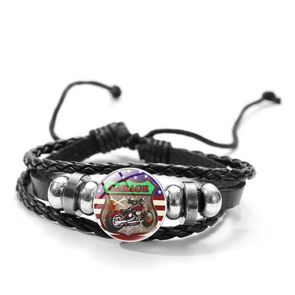 Bracelet en cuir Johnny Hallyday - Photo route 66 10 modèles #1 | Johnny Hallyday Fanclub