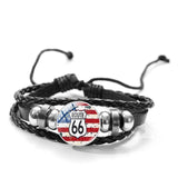 Bracelet en cuir Johnny Hallyday - Photo route 66 10 modèles #1 | Johnny Hallyday Fanclub
