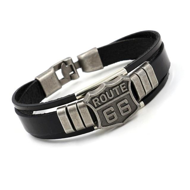 Bracelet en cuir Johnny Hallyday - Photo route 66 15 modèles – Johnny Hallyday Fanclub Bracelet en cuir Johnny Hallyday - Photo route 66 15 modèles – Johnny Hallyday Fanclub